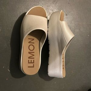 Lemon jelly shoes, never worn